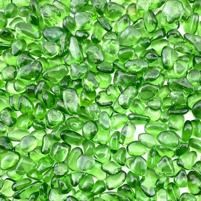 28 Lbs Aquarium Glass Tumbled Green Gravels For Fish Tank Vase Fillers And Landscaping 3 28 Lbs Aquarium Glass Tumbled Green Gravels For Fish Tank Vase Fillers And Landscaping - Image 3