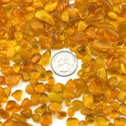 28 Lbs Aquarium Glass Tumbled Orange Gravels For Fish Tank Vase Fillers And Landscaping -Home Decoration Discount glass aquarium gravel beads ggm008or 2