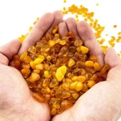 28 Lbs Aquarium Glass Tumbled Orange Gravels For Fish Tank Vase Fillers And Landscaping -Home Decoration Discount glass aquarium gravel beads ggm008or 4