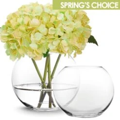 Home Decoration Discount 25 Glass Bubble Bowl, H-4.5" W-6"/H-6" W-8"/H-8" W-10" (Bulk 6 & 12 PCS/Case)