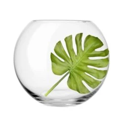 Glass Bubble Bowl, H-10.5" W-13.5" (Wholesale 2 PCS/Case) -Home Decoration Discount glass bubble bowl gbb107 1