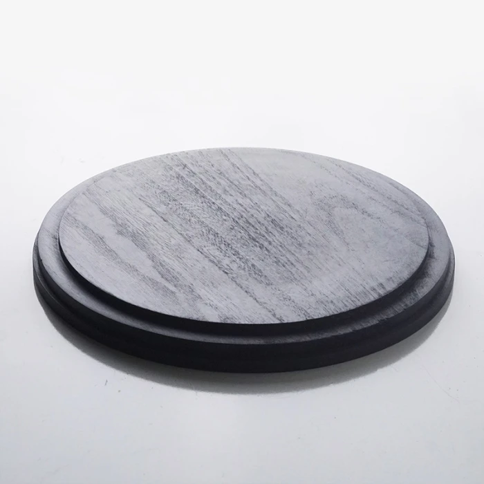 Glass Bell Dome Cloche With Black Wood Base, H-17" D-13" (Wholesale 2 PCS/Case) 3 Glass Bell Dome Cloche With Black Wood Base, H-17" D-13" (Wholesale 2 PCS/Case) - Image 3