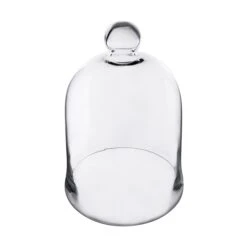 Glass Bell Dome Cloche, H-16" D-12" (Wholesale 2 PCS/Case) 6 Glass Bell Dome Cloche, H-16" D-12" (Wholesale 2 PCS/Case) -Home Decoration Discount glass cloches bell jars gcl101 16 details 01