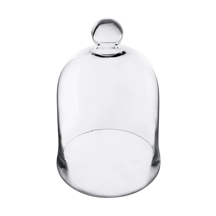 Glass Bell Dome Cloche, H-16" D-12" (Wholesale 2 PCS/Case) 3 Glass Bell Dome Cloche, H-16" D-12" (Wholesale 2 PCS/Case) - Image 3