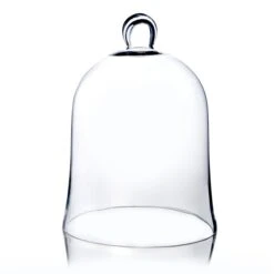 Glass Bell Dome Cloche, H-12" D-8.5" (Wholesale 4 PCS/Case) 5 Glass Bell Dome Cloche, H-12" D-8.5" (Wholesale 4 PCS/Case) -Home Decoration Discount glass cloches gcl101 1.1000