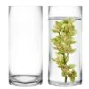 Glass Cylinder Vase, H-9" D-4" (Wholesale 12 PCS/Case)