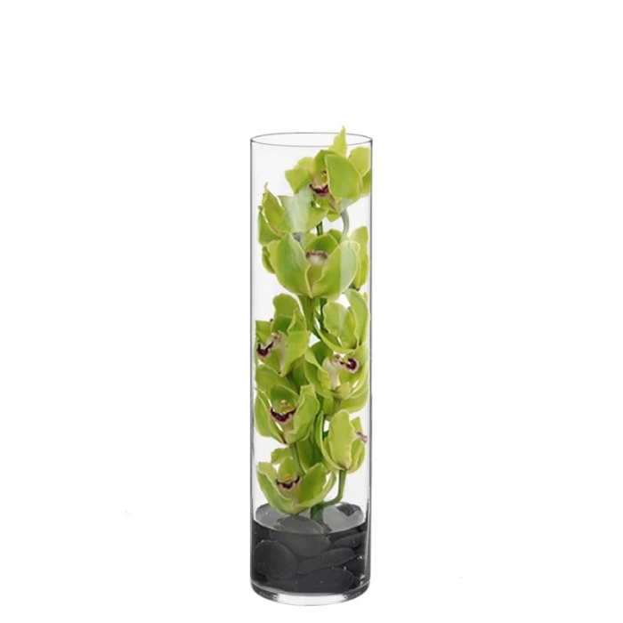 Glass Cylinder Vase, H-16" D-4" (Wholesale 6 PCS/Case) 4 Glass Cylinder Vase, H-16" D-4" (Wholesale 6 PCS/Case) - Image 4