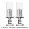 Case Of 24 - Glass Hurricane Candle Holder Shade Chimney Tube, H-6" D-4"
