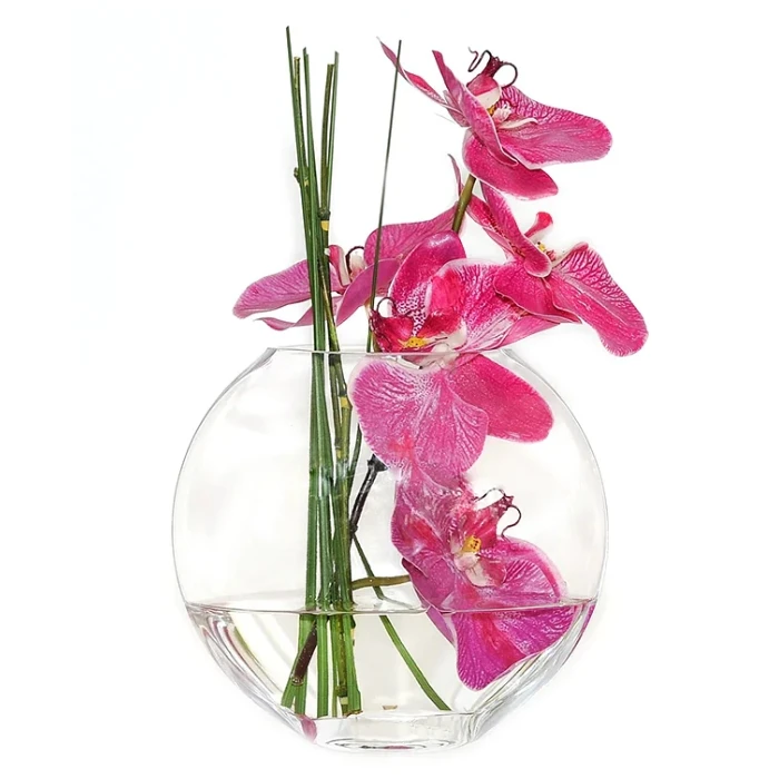 Glass Moon Shape Oval Vases Centerpieces, 4 Different Sizes To Choose 3 Glass Moon Shape Oval Vases Centerpieces, 4 Different Sizes To Choose - Image 3