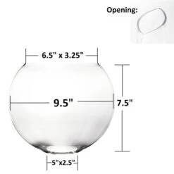 Glass Moon Shape Oval Vases Centerpieces, 4 Different Sizes To Choose 12 Glass Moon Shape Oval Vases Centerpieces, 4 Different Sizes To Choose -Home Decoration Discount glass moon shape oval vase gob106 2 2