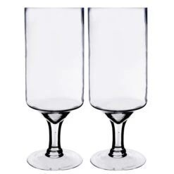 Glass Long Stem Candle Holder, H-16" D-6" (Wholesale 4 PCS/Case) 5 Glass Long Stem Candle Holder, H-16" D-6" (Wholesale 4 PCS/Case) -Home Decoration Discount glass pedestal candle holder gfc105 16 set2
