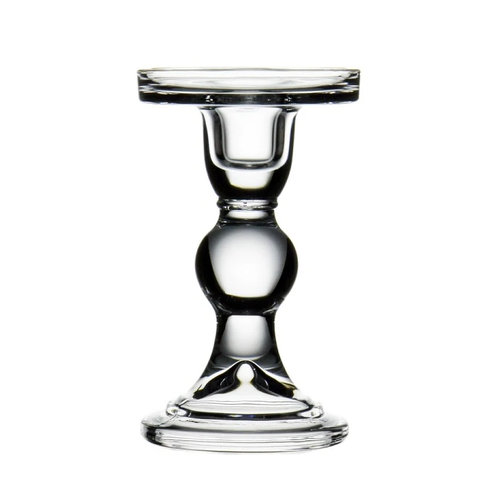 Glass Candle Holder Set Of 3 (D-3" H-3.5" | 4.5" | 5.5") 13 Glass Candle Holder Set Of 3 (D-3" H-3.5" | 4.5" | 5.5") - Image 13