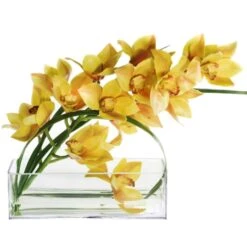Case Of 6 - Glass Rectangle Vase, 12" X 4" X 4"