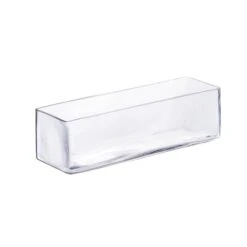 Case Of 6 - Glass Rectangle Vase, 12" X 4" X 4" 6 Case Of 6 - Glass Rectangle Vase, 12" X 4" X 4" -Home Decoration Discount glass rectangle vases gcb169.3.800