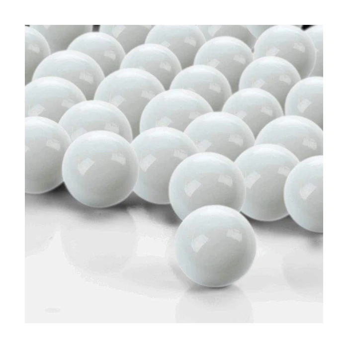 White Glass Gem Round Marbles Vase Filler, 1/2" (Wholesale 28 LBS/Case) 1 White Glass Gem Round Marbles Vase Filler, 1/2" (Wholesale 28 LBS/Case)