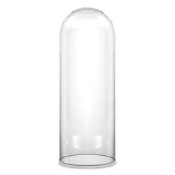 Glass Cloche Display Dome, H-24" D-9.75" (Wholesale 2 PCS/Case)