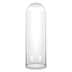 Glass Cloche Display Dome, H-27.5" D-9.75" (Wholesale 2 PCS/Case)
