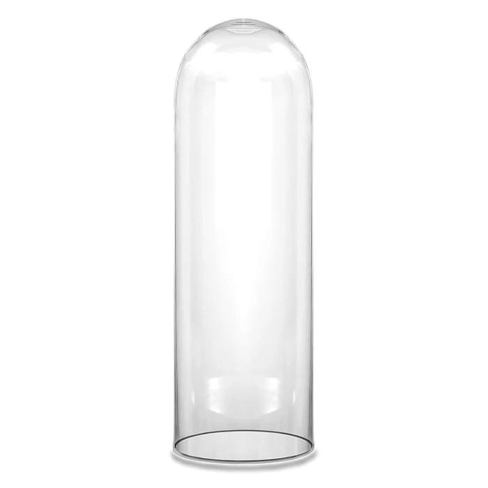 Glass Cloche Display Dome, H-27.5" D-9.75" (Wholesale 2 PCS/Case) 1 Glass Cloche Display Dome, H-27.5" D-9.75" (Wholesale 2 PCS/Case)