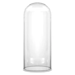 Glass Cloche Display Dome, H-24" D-11.75" (Wholesale 2 PCS/Case)