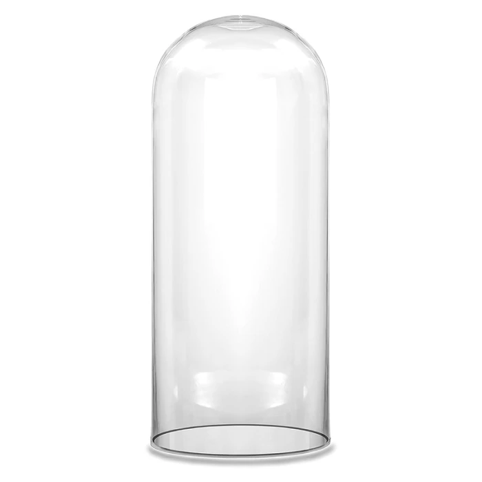 Glass Cloche Display Dome, H-14" D-6" (Wholesale 4 PCS/Case) 1 Glass Cloche Display Dome, H-14" D-6" (Wholesale 4 PCS/Case)