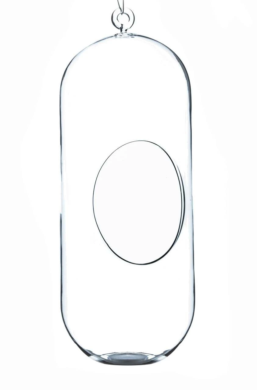 5" X 12" Cylindrical Hanging Terrarium Candle Holder - 12 Pieces 1 5" X 12" Cylindrical Hanging Terrarium Candle Holder - 12 Pieces