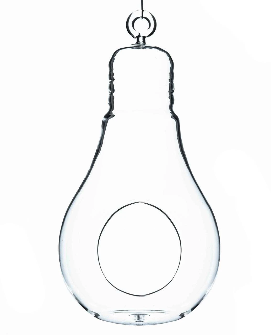 4.25" X 8.25" Hanging Bulb Terrarium Candle Holder - 24 Pieces 1 4.25" X 8.25" Hanging Bulb Terrarium Candle Holder - 24 Pieces