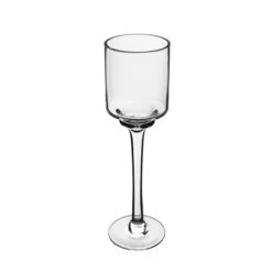 Glass Long Stem Candle Holder, H-14" D-4" (Wholesale 6 PCS/Case) 7 Glass Long Stem Candle Holder, H-14" D-4" (Wholesale 6 PCS/Case) -Home Decoration Discount hurricanes glass candle holders gfc121 14 details 01