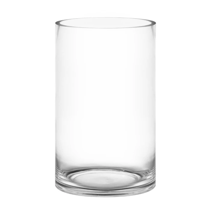 Glass Cylinder Vase, H-16" D-10" (Wholesale 2 PCS/Case) 3 Glass Cylinder Vase, H-16" D-10" (Wholesale 2 PCS/Case) - Image 3