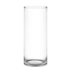 Glass Cylinder Vase, H-24" D-10" (Wholesale 2 PCS/Case) -Home Decoration Discount large glass cylinder vases gcy153