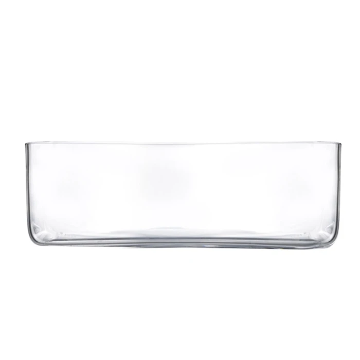 Glass Square Vase, 12" X 12" X 4" (Wholesale 3 PCS/Case) 5 Glass Square Vase, 12" X 12" X 4" (Wholesale 3 PCS/Case) - Image 5