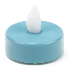 480 Pcs Flameless Blue 1.5 Inch LED Tealight Candles -Home Decoration Discount led tealight candle holders lte01wam blue 3