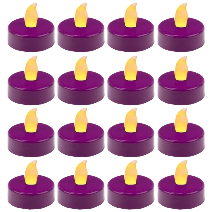 480 Pcs Flameless Fuchsia 1.5 Inch LED Tealight Candles 1 480 Pcs Flameless Fuchsia 1.5 Inch LED Tealight Candles