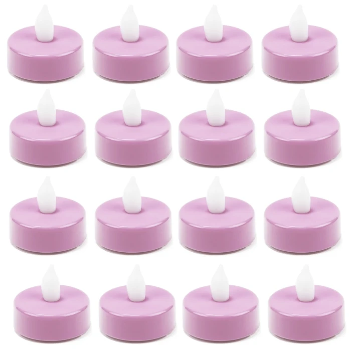 480 Pcs Flameless Pink 1.5 Inch LED Tealight Candles 3 480 Pcs Flameless Pink 1.5 Inch LED Tealight Candles - Image 3