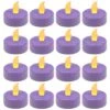 480 Pcs Flameless Violet 1.5 Inch LED Tealight Candles