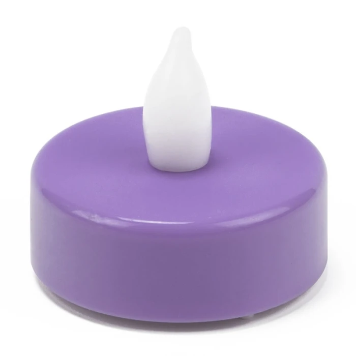 480 Pcs Flameless Violet 1.5 Inch LED Tealight Candles 4 480 Pcs Flameless Violet 1.5 Inch LED Tealight Candles - Image 4