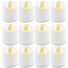 180 Pcs White LED Flameless Votive Pillar Candle Party Lights, Height -1.5" Width - 1.5"