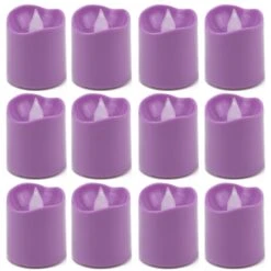 180 Pcs Violet LED Flameless Votive Pillar Candle Party Lights, Height -1.5" Width -1.5" 7 180 Pcs Violet LED Flameless Votive Pillar Candle Party Lights, Height -1.5" Width -1.5" -Home Decoration Discount led votive candle holders lvoc01wam v 3