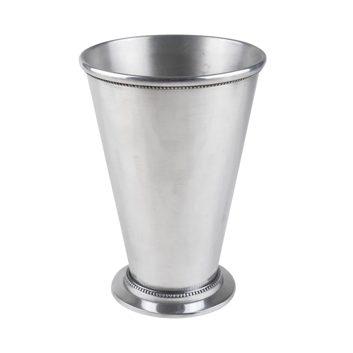 Aluminum Silver Mint Julep Cup, H-9" D-6" (Wholesale 12 PCS/Case) 3 Aluminum Silver Mint Julep Cup, H-9" D-6" (Wholesale 12 PCS/Case) - Image 3