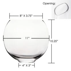 Glass Moon Shape Oval Vases Centerpieces, 4 Different Sizes To Choose 13 Glass Moon Shape Oval Vases Centerpieces, 4 Different Sizes To Choose -Home Decoration Discount moon shape vase gob107 6 2000px