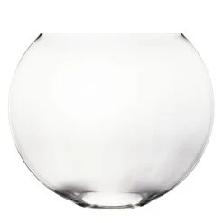 Glass Moon Shape Vase. H-13" Opening - 11" X 5" Oval Centerpieces 7 Glass Moon Shape Vase. H-13" Opening - 11" X 5" Oval Centerpieces -Home Decoration Discount moon shape vase gob109