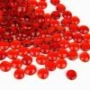 Red Glass Flat Gemstone Vase Filler, 3/4" (Wholesale 28 LBS/Case)