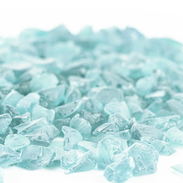 Frosted Light Blue Crushed Sea Glass Vase Filler, 1.5 Cups/LB (Wholesale 28 LBS/Case) 3 Frosted Light Blue Crushed Sea Glass Vase Filler, 1.5 Cups/LB (Wholesale 28 LBS/Case) - Image 3