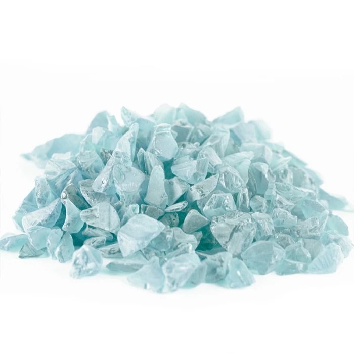 Frosted Light Blue Crushed Sea Glass Vase Filler, 1.5 Cups/LB (Wholesale 28 LBS/Case) 1 Frosted Light Blue Crushed Sea Glass Vase Filler, 1.5 Cups/LB (Wholesale 28 LBS/Case)