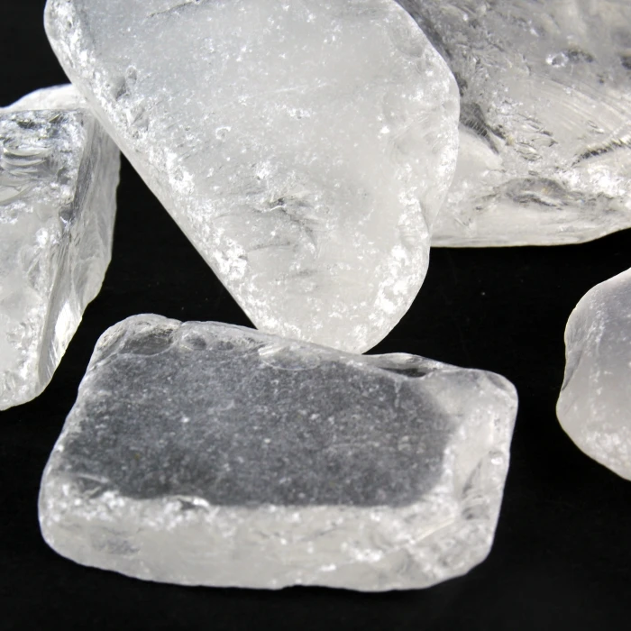 Frosted Clear Crushed Sea Glass Vase Filler, 1.5 Cups/LB (Wholesale 24 LBS/Case) 3 Frosted Clear Crushed Sea Glass Vase Filler, 1.5 Cups/LB (Wholesale 24 LBS/Case) - Image 3