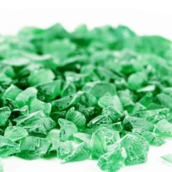 Frosted Green Crushed Sea Glass Vase Filler, 1.5 Cups/LB (Wholesale 28 LBS/Case) -Home Decoration Discount sea glass nautical decor ggm005fg.2.800