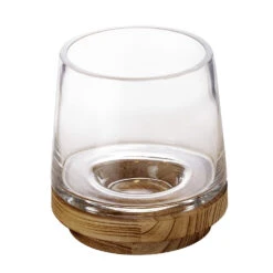 Case Of 6 - Glass Tapered Terrarium Vase With Wood Base, H-8" W-6" -Home Decoration Discount terrarium taper up vase wood base gch230 08 2.1000 94562.1663192391.1280.1280