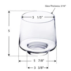 Case Of 6 - Glass Tapered Terrarium Vase With Wood Base, H-8" W-6" -Home Decoration Discount terrarium taper up vase wood base gch230 08 dim2.1000 14942.1663192391.1280.1280