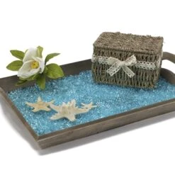 24 Lbs - Light Blue Acrylic Raindrop Beads Vase Filler, 0.25" -Home Decoration Discount vfac001lb details 03