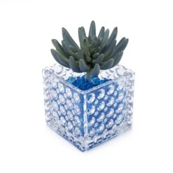 24 Lbs - Light Blue Acrylic Diamonds Vase Filler, 0.75" -Home Decoration Discount vfac004lb details 03