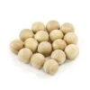 Case Of 384 - Natural Round Unfinished Wood Ball, D-1" (Wholesale Approx. 384 PCS/Case)